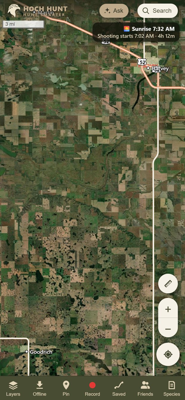 Map without Hoch Hunt layers